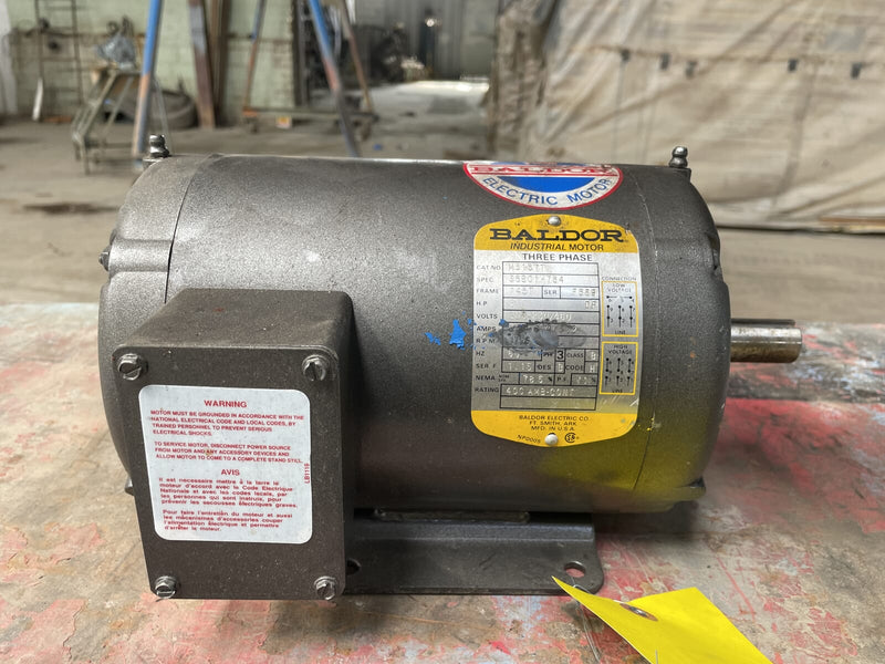 Baldor M3157T Motor (2 HP, 1,725 RPM, 208-230/460 V)