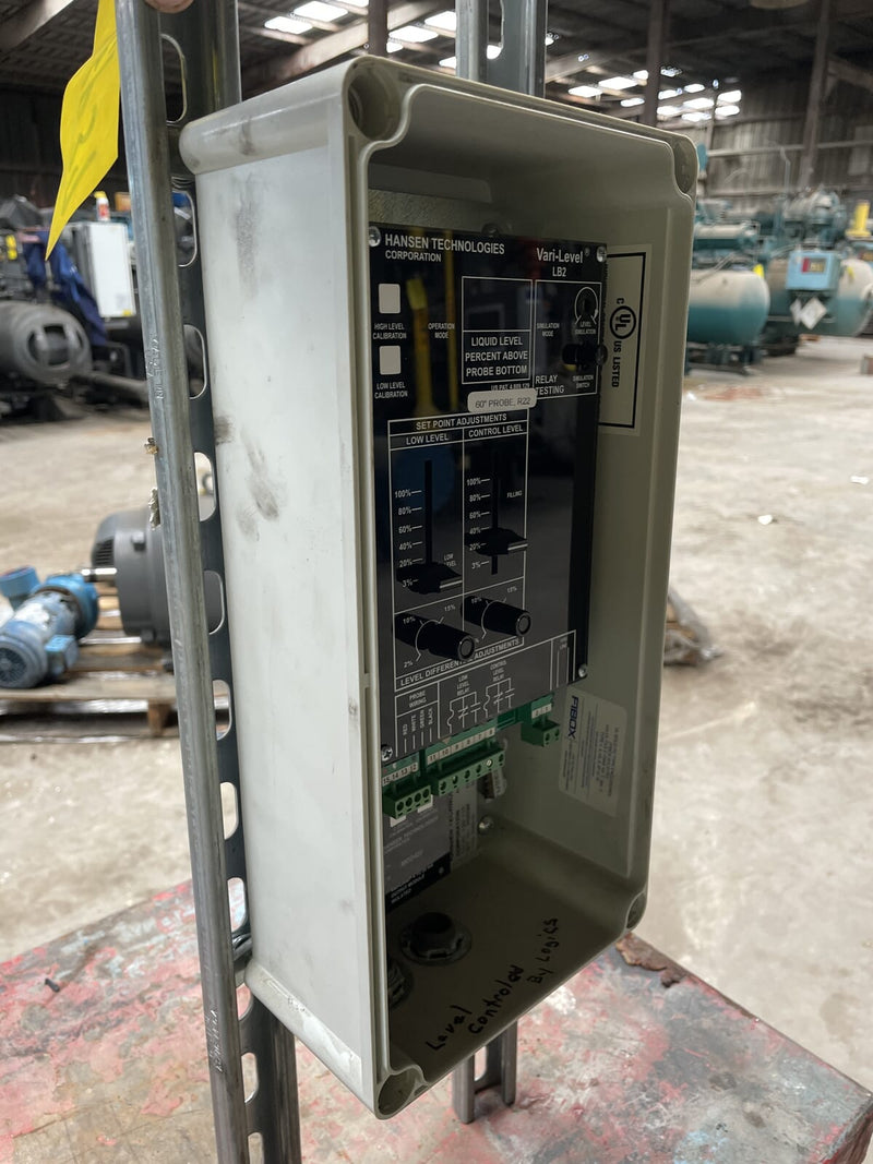 Hansen Technologies LB2-115 Control ajustable de nivel variable líquido (115 voltios, 2 relés)