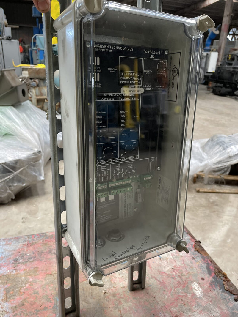 Hansen Technologies LB2-115 Control ajustable de nivel variable líquido (115 voltios, 2 relés)
