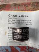 Parker CK4A-2 Check Valve (13 mm, 1/2")