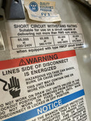 Arrancador de motor Westinghouse tamaño 4 con protector de circuito de motor de 150 amperios (100 HP, 480 voltios, 3 PH, 60 HZ)