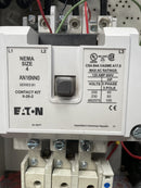 Arrancador de motor Westinghouse tamaño 4 con protector de circuito de motor de 150 amperios (100 HP, 480 voltios, 3 PH, 60 HZ)