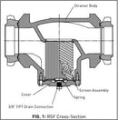 Parker RST 01-1077-10 Refrigerant Strainer ( Size: 3")