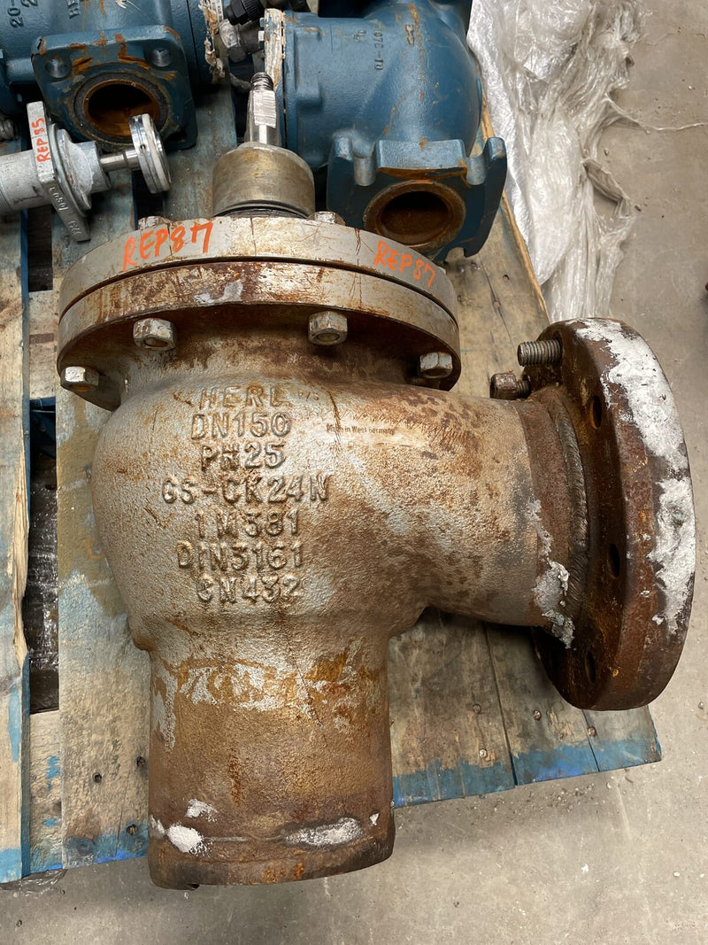 Parker HERL Angle Valve (6 inch)