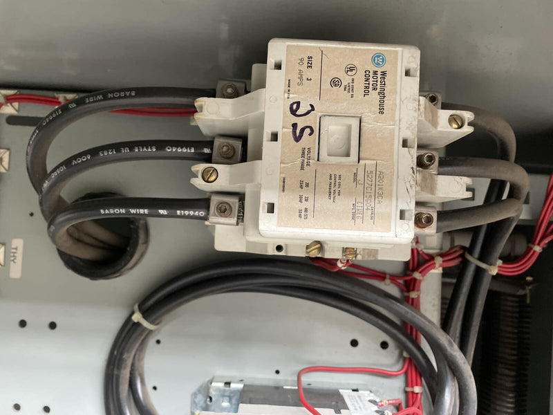 Westinghouse Motor Starter ( 200 HP, 480V, 60Hz)
