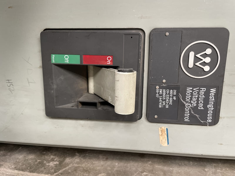Westinghouse Motor Starter ( 200 HP, 480V, 60Hz)