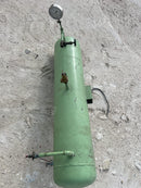 Recipiente de aceite horizontal con intercambiador de calor de precisión (12" de diámetro x 60" de largo. 33 galones)