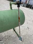 Recipiente de aceite horizontal con intercambiador de calor de precisión (12" de diámetro x 60" de largo. 33 galones)