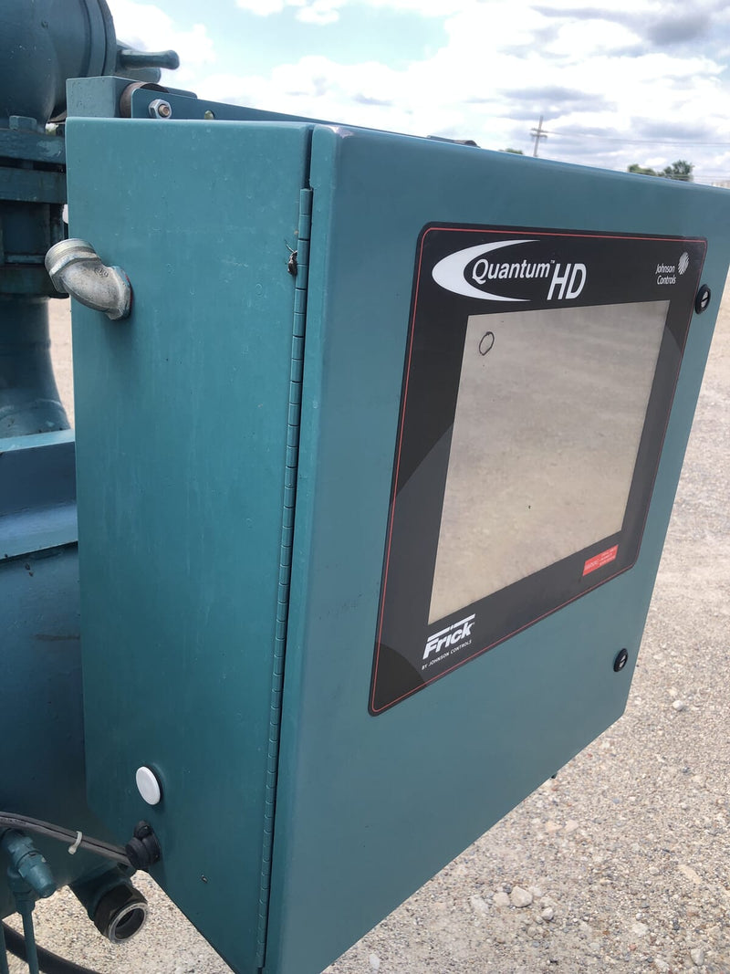 Paquete de compresor de tornillo rotativo Frick RWB-11-134H (TDSD193L, 300HP 460V, panel de actualización Frick Quantum HD)