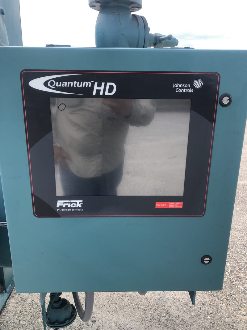 Paquete de compresor de tornillo rotativo Frick RWB-11-134H (TDSD193L, 300HP 460V, panel de actualización Frick Quantum HD)