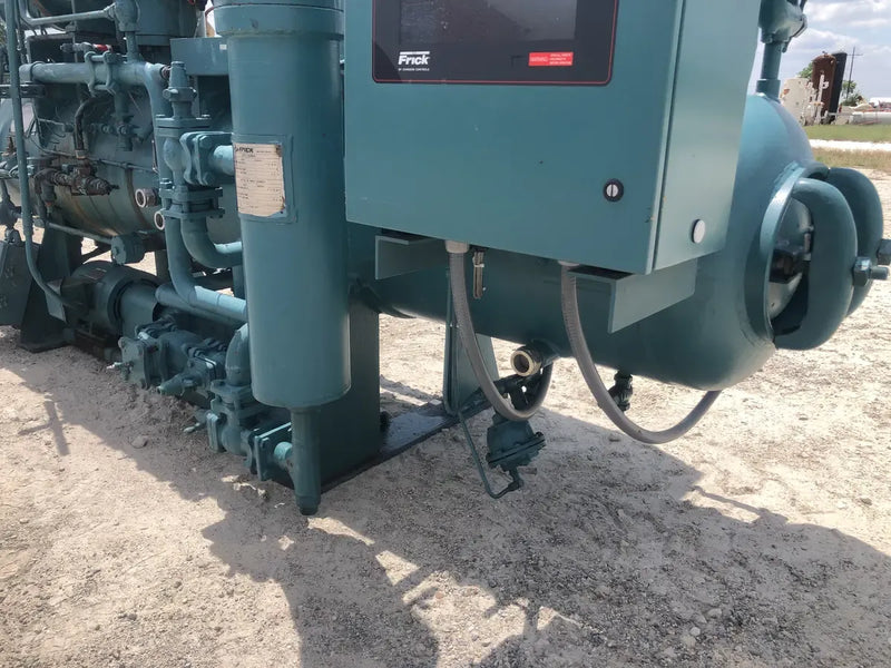 Paquete de compresor de tornillo rotativo Frick RWB II 134H (Frick TDSD193L, 150 HP 460 V, panel de control Frick Micro)