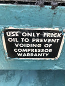 Frick RWB II 134H Rotary Screw Compressor Package (Frick TDSD193L, 150 HP 460 V, Frick Micro Control Panel)