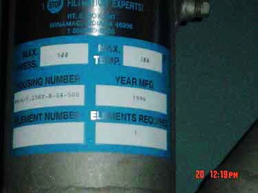 Rose Model PFC830 1P125 CVPB Filter with Dump Rose 