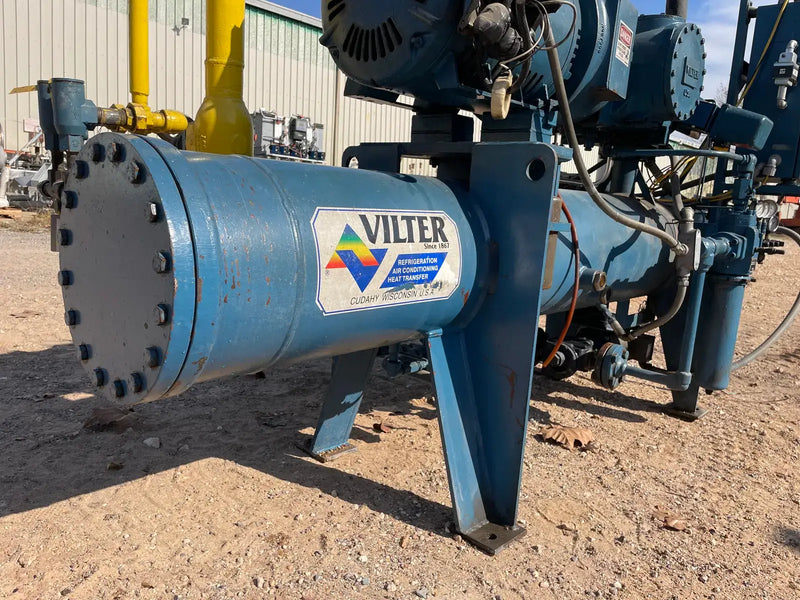 Vilter Rotary Screw Compressor Package (Vilter VSM361, 60 HP 230/460 V, Vilter Micro Control Panel)