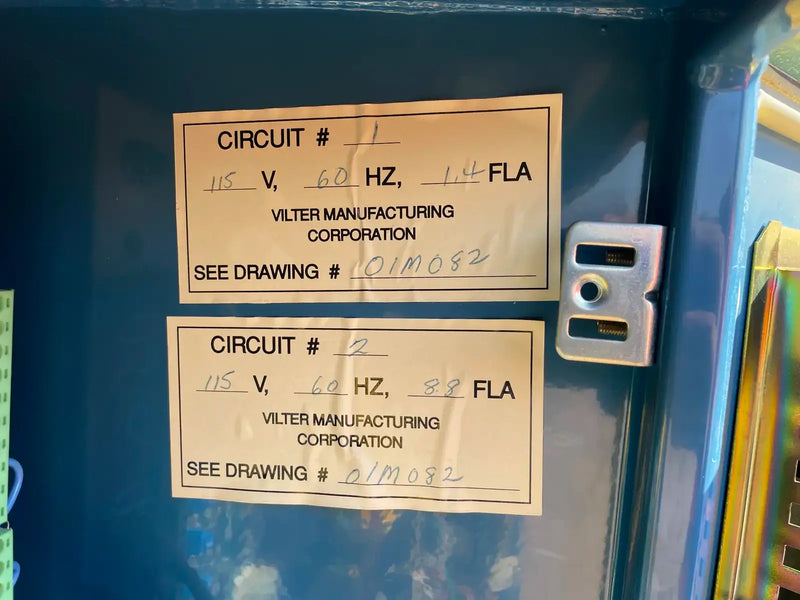 Vilter Rotary Screw Compressor Package (Vilter VSM361, 60 HP 230/460 V, Vilter Micro Control Panel)