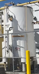 Industrial Service &amp; Fabricators Inc VIC 72-113 Intercooler vertical de amoníaco (72 pulgadas x 113 pulgadas, 2000 galones)