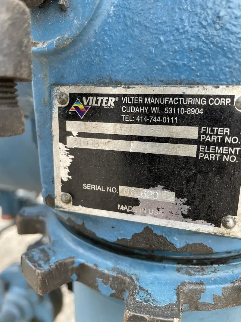 Vilter Rotary Screw Compressor Package (Vilter VSM361, 60 HP 230/460 V, Vilter Micro Control Panel)