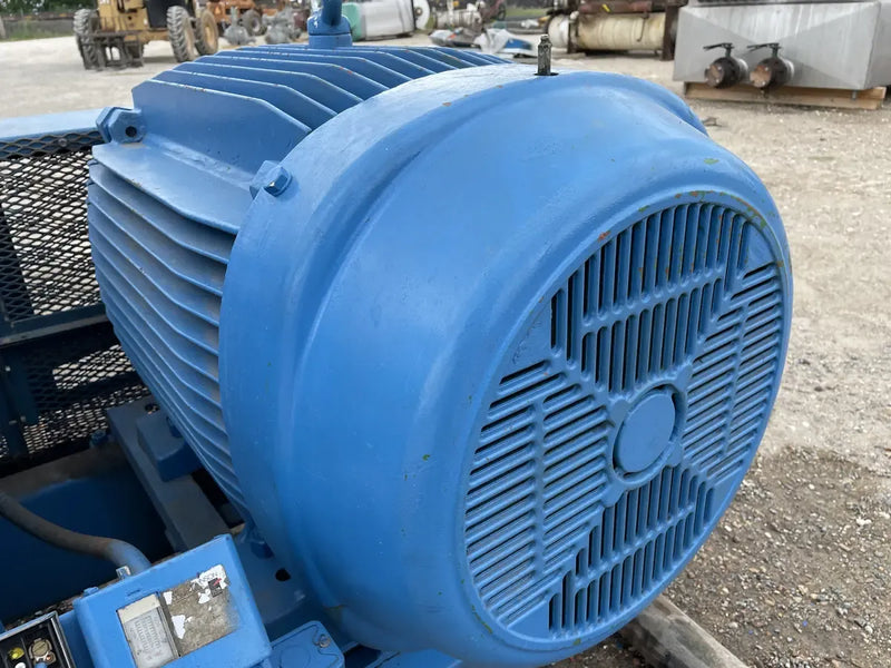 Vilter 458XL 8-Cylinder Reciprocating Compressor Package (150 HP 460 V, Belt Driven)