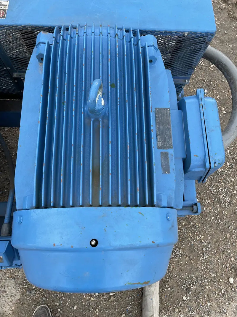 Vilter 458XL 8-Cylinder Reciprocating Compressor Package (150 HP 460 V, Belt Driven)