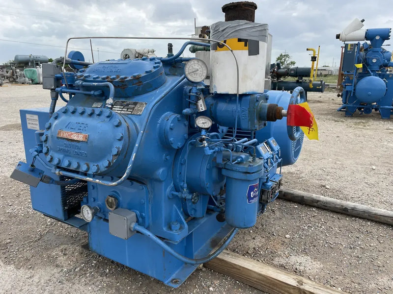 Vilter 458XL 8-Cylinder Reciprocating Compressor Package (150 HP 460 V, Belt Driven)