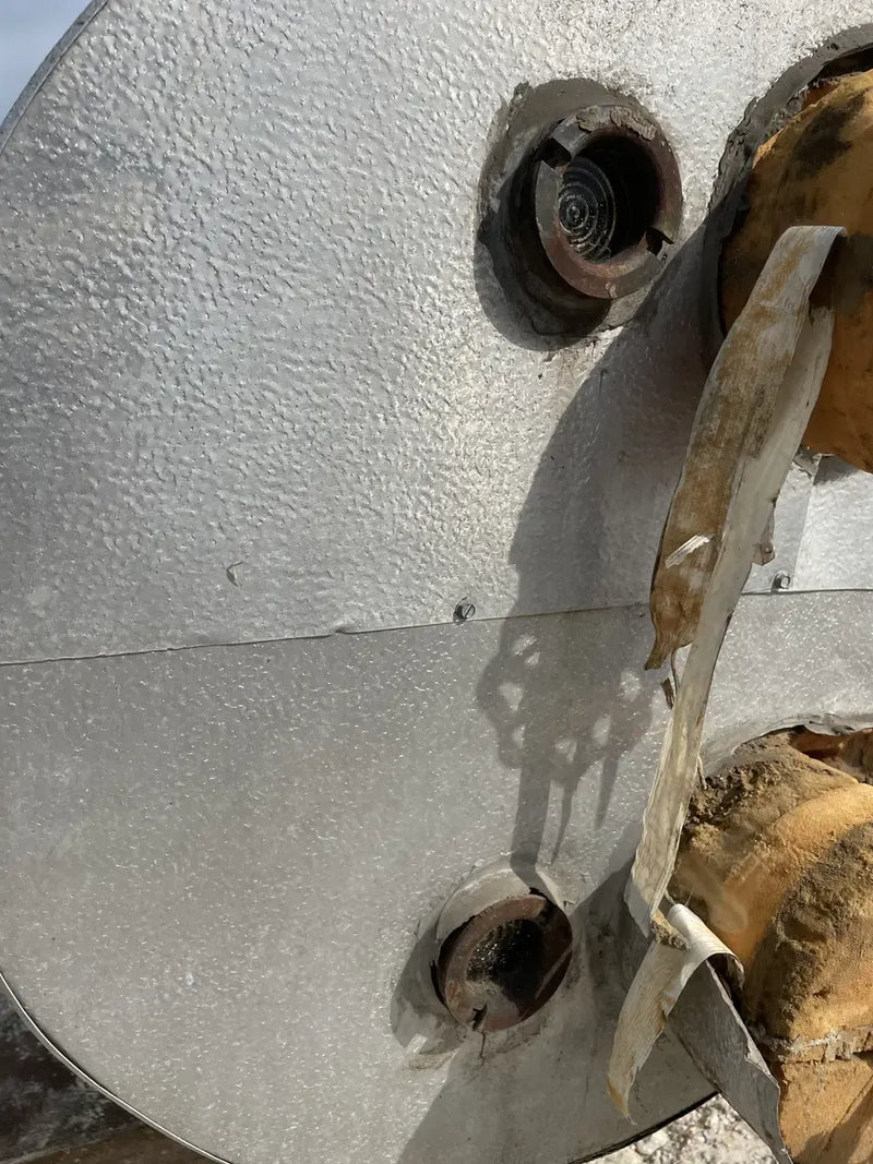 Recirculador de amoníaco horizontal RVS (32 pulg. X 43 pulg. 150 galones)