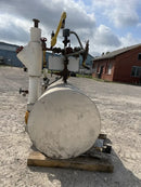 Recirculador de amoníaco horizontal RVS (32 pulg. X 43 pulg. 150 galones)