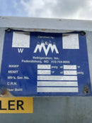 Alfa Laval M10 Ammonia Chiller - 100 TR with 20HP Process Pumps