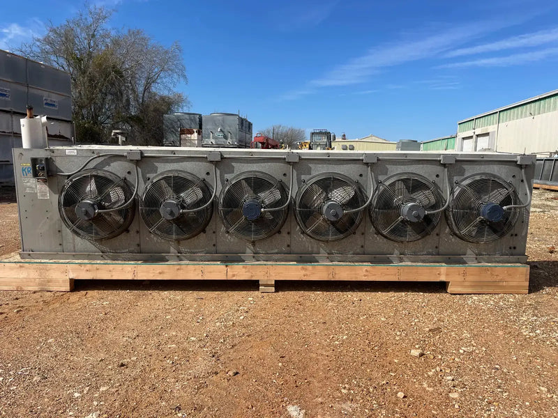 Krack DTX6S-1530-DXA-HGC-LH Ammonia Evaporator Coil- 17.46 TR, 6 Fans (Low/Medium Temperature)