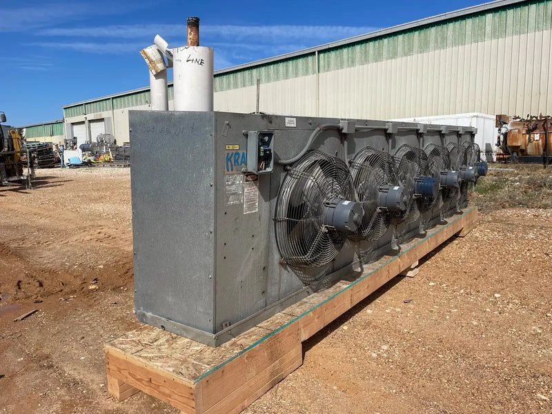 Krack DTX6S-1530-DXA-HGC-LH Ammonia Evaporator Coil- 17.46 TR, 6 Fans (Low/Medium Temperature)