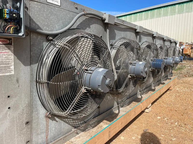 Krack DTX6S-1530-DXA-HGC-LH Ammonia Evaporator Coil- 17.46 TR, 6 Fans (Low/Medium Temperature)