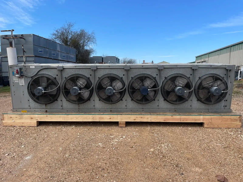 Krack DTX6S-1530-DXA-HGC-LH Ammonia Evaporator Coil- 10.58 TR, 6 Fans (Low/Medium Temperature)