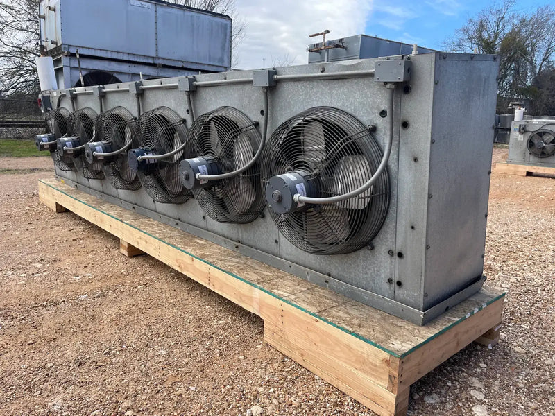 Krack DTX6S-1530-DXA-HGC-LH Ammonia Evaporator Coil- 10.58 TR, 6 Fans (Low/Medium Temperature)