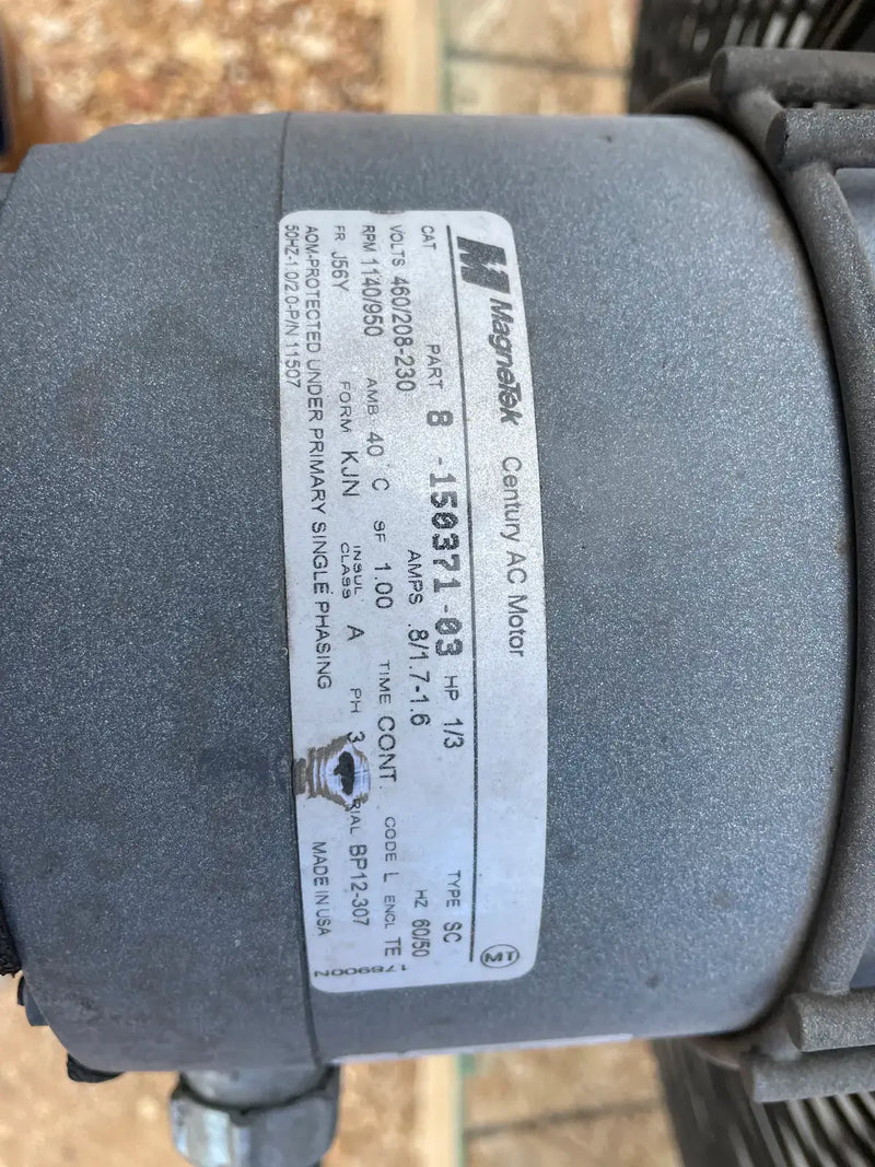 Krack DTX6S-1530-DXA-HGC-LH Ammonia Evaporator Coil- 10.58 TR, 6 Fans (Low/Medium Temperature)
