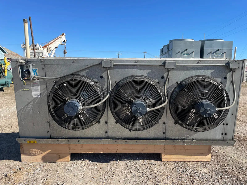 Krack DTX3S-760-DXA-HGC-LH Ammonia Evaporator Coil- 5.29 TR, 3 Fans (Low/Medium Temperature)