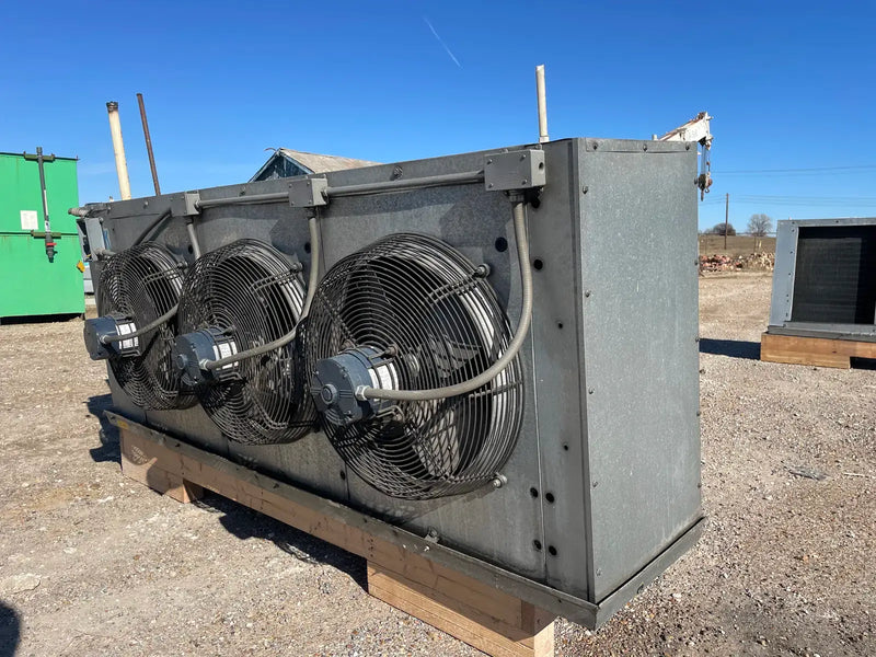 Krack DTX3S-760-DXA-HGC-LH Ammonia Evaporator Coil- 5.29 TR, 3 Fans (Low/Medium Temperature)