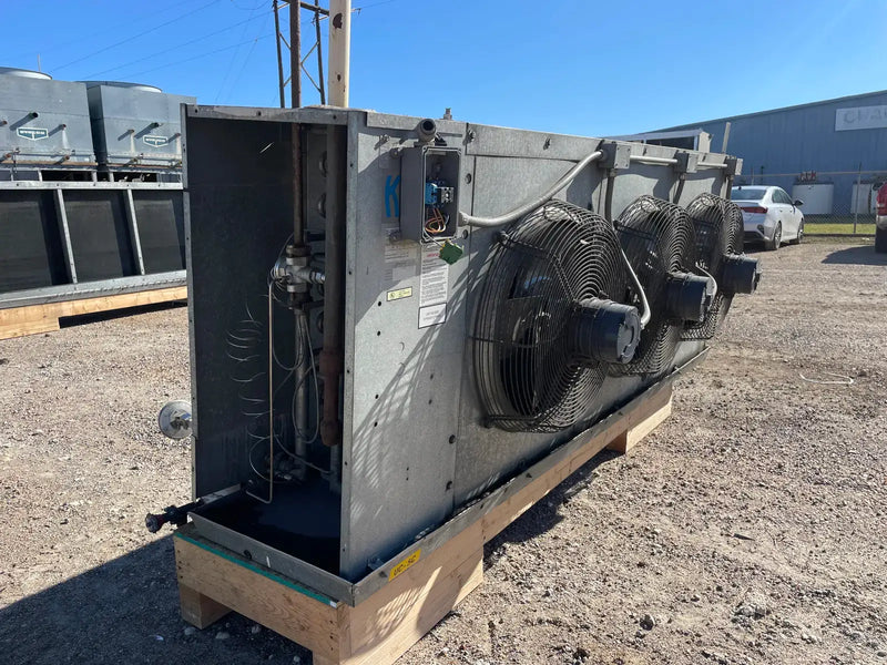 Krack DTX3S-760-DXA-HGC-LH Ammonia Evaporator Coil- 5.29 TR, 3 Fans (Low/Medium Temperature)