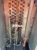 Serpentín evaporador de amoníaco Krack DTX3S-760-DXA-HGC-LH - 5,29 TR, 3 ventiladores (temperatura baja/media)