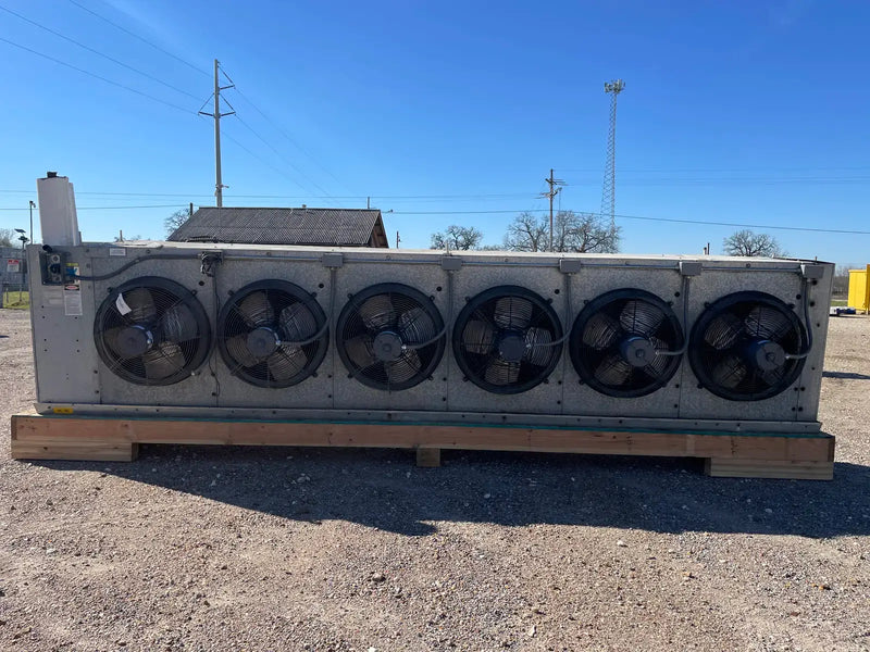 Krack DTX6S-1530-DXA-HGC-LH Ammonia Evaporator Coil- 10.58 TR, 6 Fans (Low/Medium Temperature)