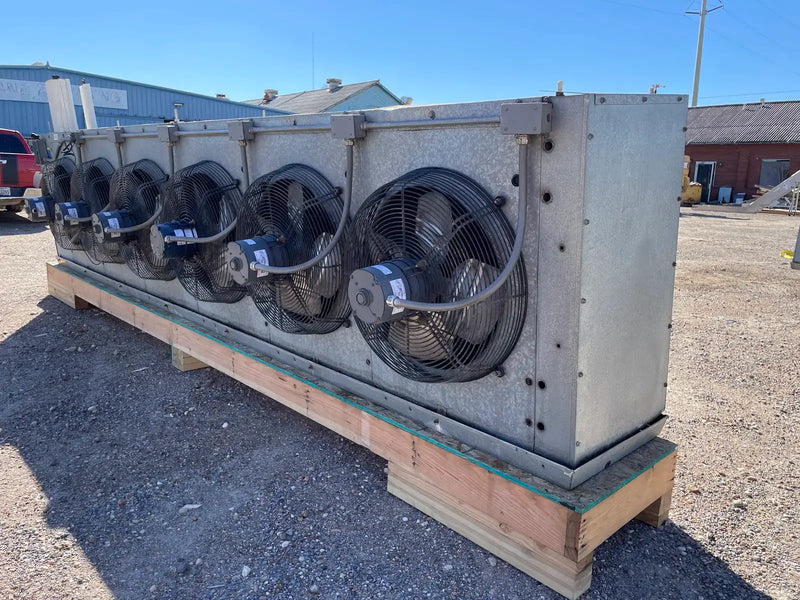 Krack DTX6S-1530-DXA-HGC-LH Ammonia Evaporator Coil- 10.58 TR, 6 Fans (Low/Medium Temperature)