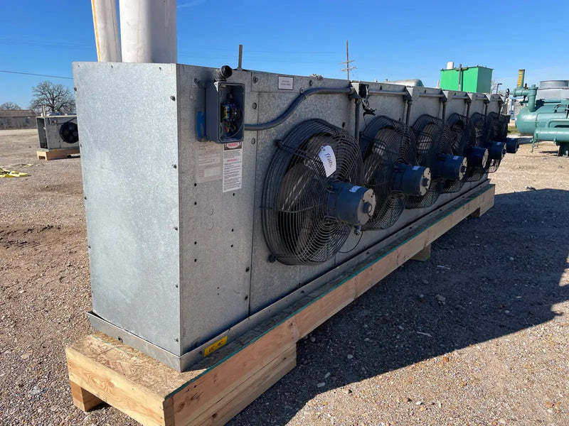 Krack DTX6S-1530-DXA-HGC-LH Ammonia Evaporator Coil- 10.58 TR, 6 Fans (Low/Medium Temperature)