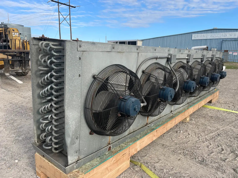 Krack DTX6S-1530-DXA-HGC-LH Ammonia Evaporator Coil- 10.58 TR, 6 Fans (Low/Medium Temperature)
