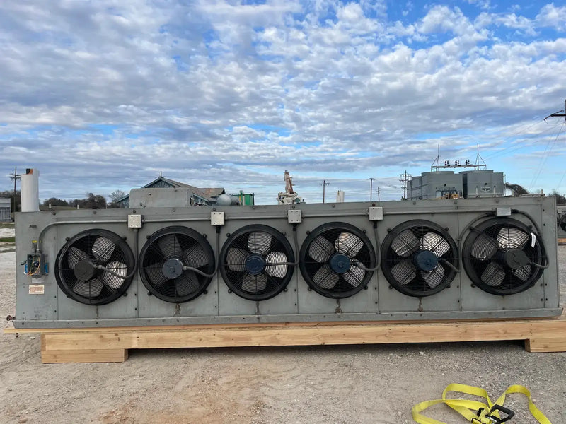 Krack DTX6S-1530-HGC-DXA Ammonia Evaporator Coil- 10.58 TR, 6 Fans (Low/Medium Temperature)