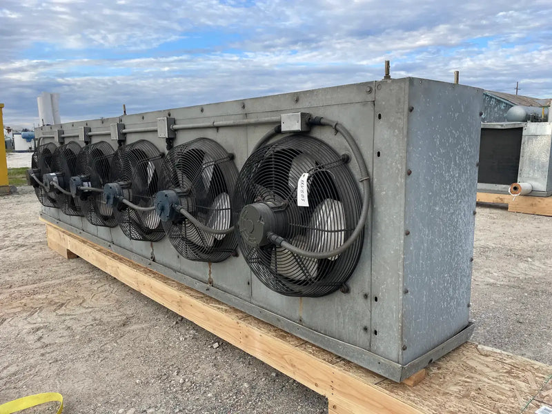 Krack DTX6S-1530-HGC-DXA Ammonia Evaporator Coil- 10.58 TR, 6 Fans (Low/Medium Temperature)