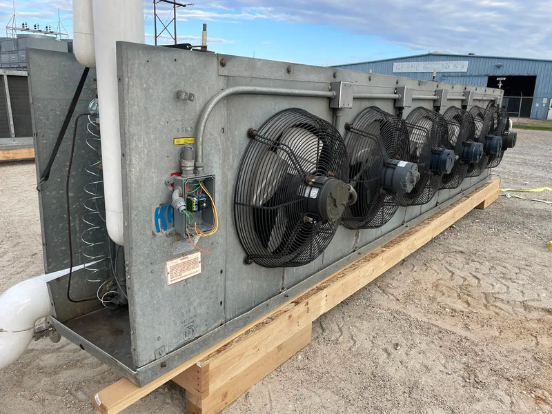 Krack DTX6S-1530-HGC-DXA Ammonia Evaporator Coil- 10.58 TR, 6 Fans (Low/Medium Temperature)