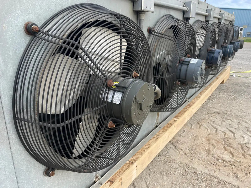 Krack DTX6S-1530-HGC-DXA Ammonia Evaporator Coil- 10.58 TR, 6 Fans (Low/Medium Temperature)