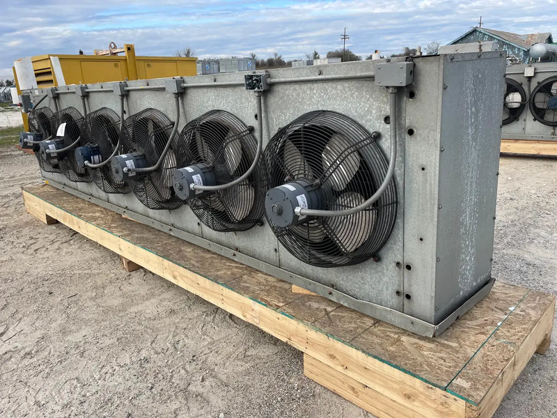 Krack DTX6S-1530-DXA-HGC-LH Ammonia Evaporator Coil- 10.58 TR, 6 Fans (Low/Medium Temperature)