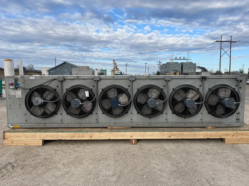 Krack DTX6S-1530-DXA-HGC-LH Ammonia Evaporator Coil- 10.58 TR, 6 Fans (Low/Medium Temperature)