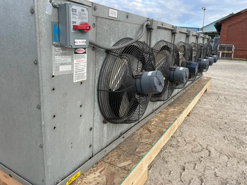 Krack DTX6S-1530-DXA-HGC-LH Ammonia Evaporator Coil- 10.58 TR, 6 Fans (Low/Medium Temperature)