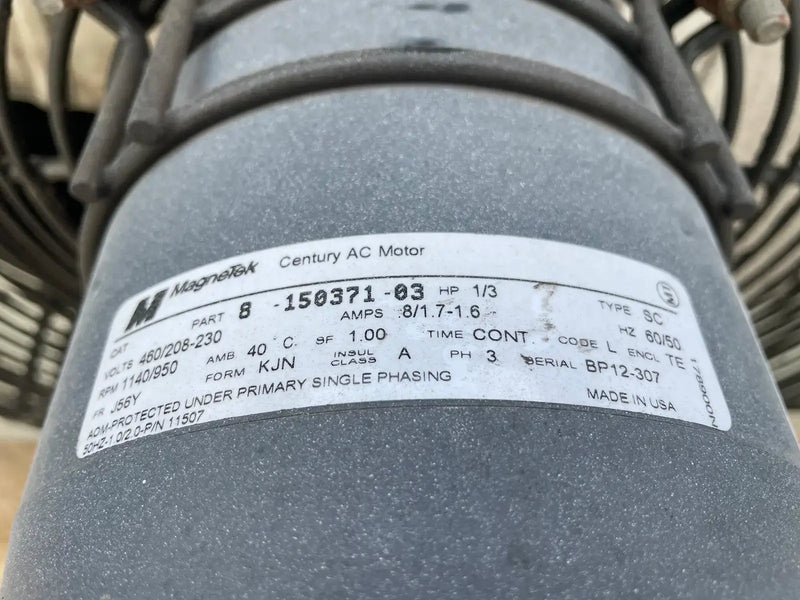 Krack DTX6S-1530-DXA-HGC-LH Ammonia Evaporator Coil- 10.58 TR, 6 Fans (Low/Medium Temperature)