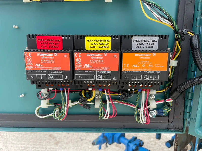 Paquete de compresor de tornillo rotativo Frick RDB 222 (FALTA COMPRESOR, 150 HP 230/460 V, FALTA PANEL DE CONTROL)